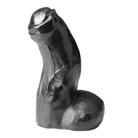 All Black Dildo - 17 cm