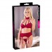 Fluwelen BH-Set - Rood