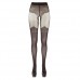 Panty Met Kousen Look - Zwart