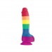 Colour Pride Edition Realistische Dildo - Regenboog