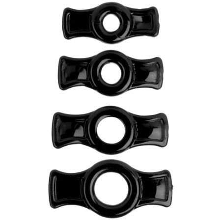 TitanMen Penis Ring Set - Black