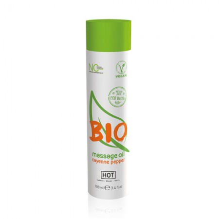 HOT BIO Massageolie Cayenne Peper - 100 ml