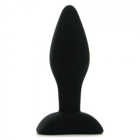 Mini Siliconen Buttplug - Zwart