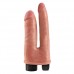 King Cock Dubbele Penetratie Vibrator - 24 cm