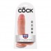 King Cock dildo met ballen - 20 cm, huidskleur