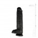 King Cock 27,5 cm Dildo met Ballen - Zwart