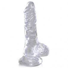 King Cock Realistische Dildo Met Ballen - Clear 4