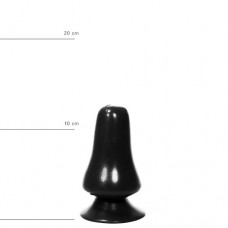 All Black Buttplug 12 cm - Zwart