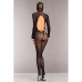 Kruisloze Catsuit Met Hood En Open Cups