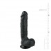 Realistische Dildo Zwart - 22,5 cm