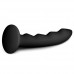 Ripples Strap-On Dildo - Zwart